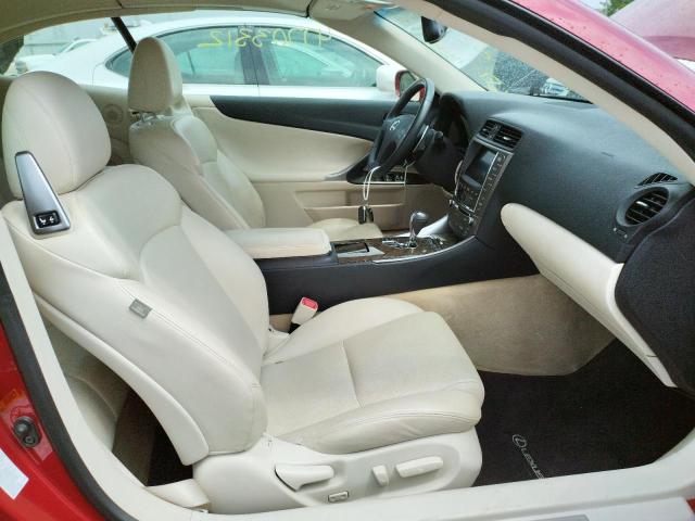 Photo 5 from auction – 2010 LEXUS IS 250 with VIN JTHFF2C25A2510401