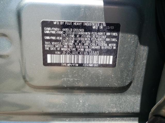 Photo 10 from auction – 2014 SUBARU FORESTER 2 with VIN JF2SJAHCXEH534840