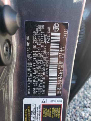 Foto 10 de la subasta – 2012 TOYOTA CAMRY BASE con VIN 4T1BF1FK0CU617705