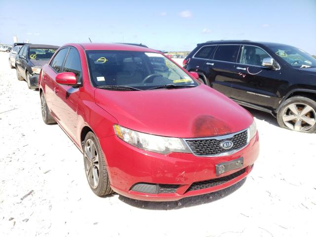 KIA FORTE EX 2013 with VIN KNAFU4A2XD5733118 - Photo from auction