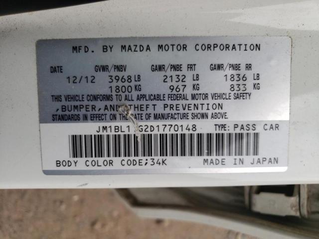 Photo 10 from auction – 2013 MAZDA 3 I with VIN JM1BL1TG2D1770148