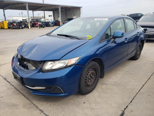 Photo 2 from auction – 2013 HONDA CIVIC LX with VIN 2HGFB2F5XDH602569