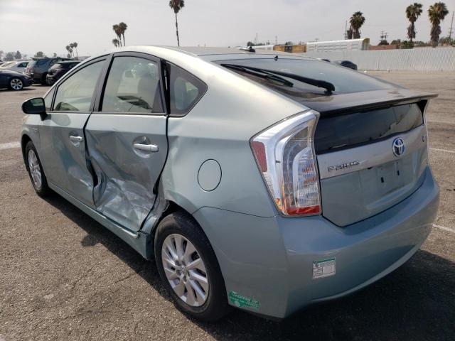 Photo 3 from auction – 2014 TOYOTA PRIUS PLUG with VIN JTDKN3DP0E3059056