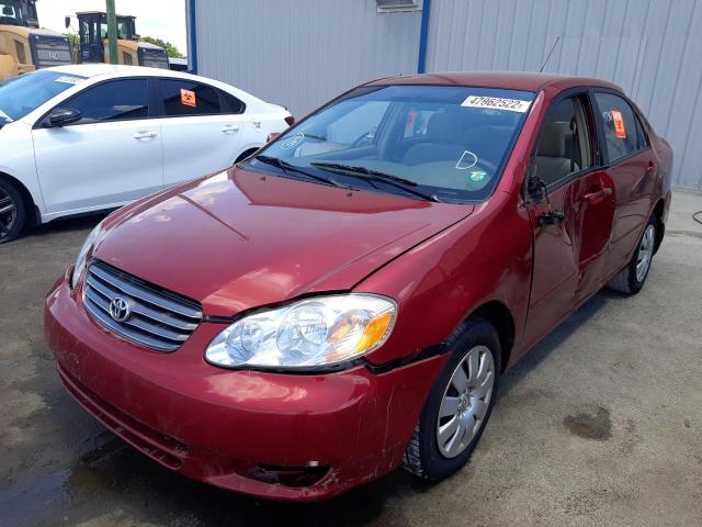 Photo 2 from auction – 2004 TOYOTA COROLLA CE with VIN 2T1BR32E54C244280