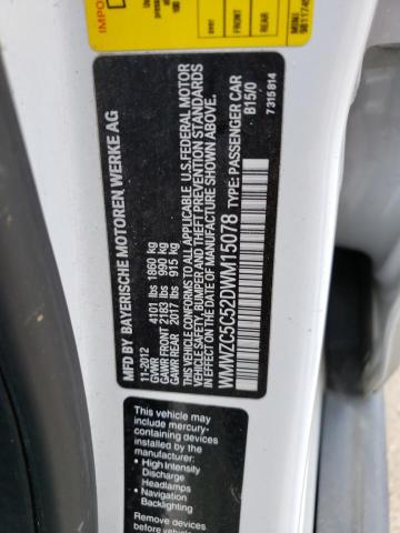 Photo 10 from auction – 2013 MINI COOPER S C with VIN WMWZC5C52DWM15078