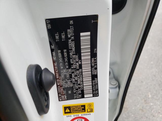 Photo 10 from auction – 2017 TOYOTA HIGHLANDER with VIN 5TDBZRFH9HS474196