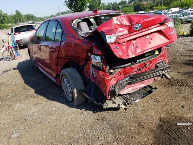 Photo 3 from auction – 2020 TOYOTA COROLLA LE with VIN JTDEBRBE5LJ012267