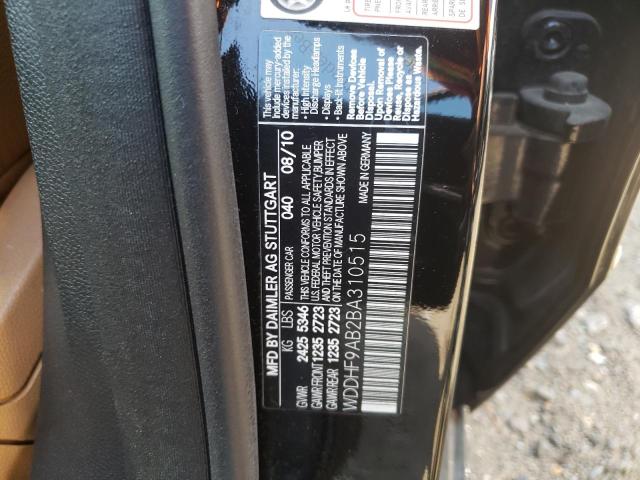 Photo 10 from auction – 2011 MERCEDES-BENZ E 550 4MAT with VIN WDDHF9AB2BA310515
