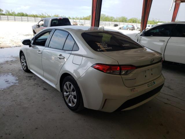 Photo 3 from auction – 2021 TOYOTA COROLLA LE with VIN JTDEPMAE4MJ171336