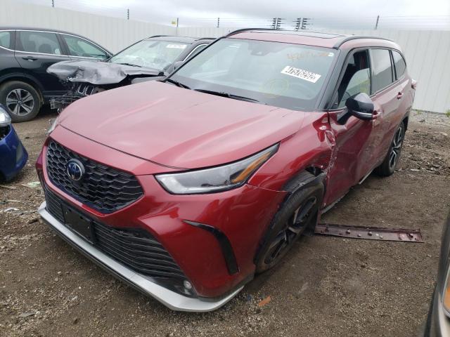 Photo 2 from auction – 2021 TOYOTA HIGHLANDER with VIN 5TDJZRBH8MS147171