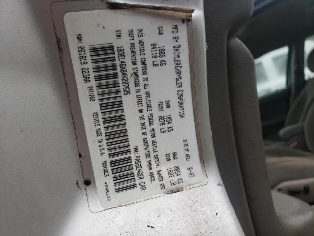 Photo 10 from auction – 2004 DODGE STRATUS SX with VIN 1B3EL46X84N207626
