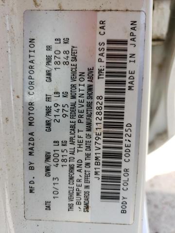 Photo 10 from auction – 2014 MAZDA 3 TOURING with VIN JM1BM1V79E1128828