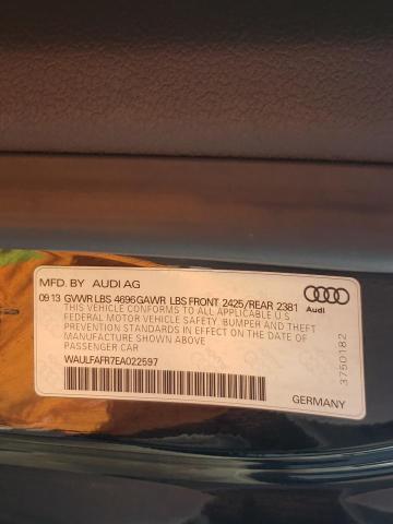 Photo 10 from auction – 2014 AUDI A5 PREMIUM with VIN WAULFAFR7EA022597