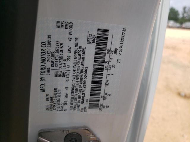 Photo 10 from auction – 2021 FORD TRANSIT CO with VIN NM0LS7E26M1504463