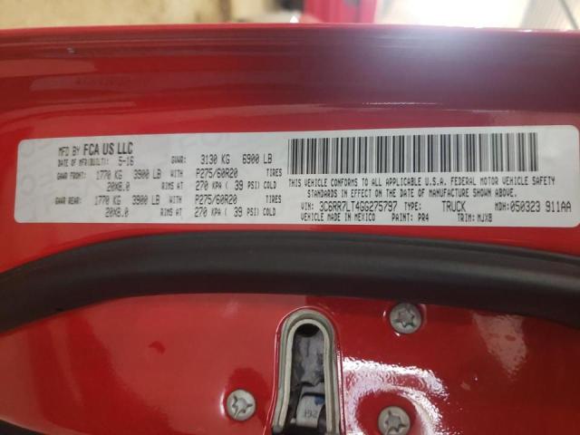 Photo 10 from auction – 2016 RAM 1500 SLT with VIN 3C6RR7LT4GG275797