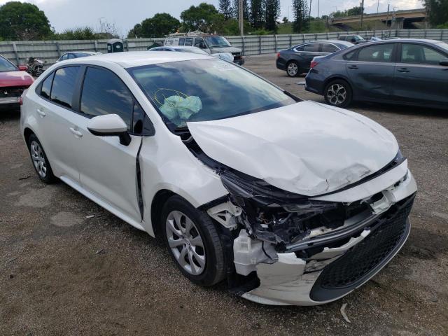 TOYOTA COROLLA LE 2020 with VIN 5YFEPRAE5LP085539 - Photo from auction