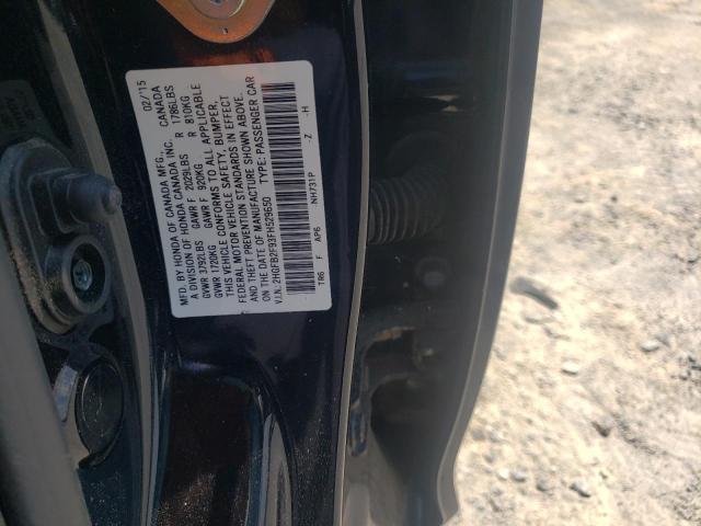 Photo 10 from auction – 2015 HONDA CIVIC EXL with VIN 2HGFB2F93FH529650
