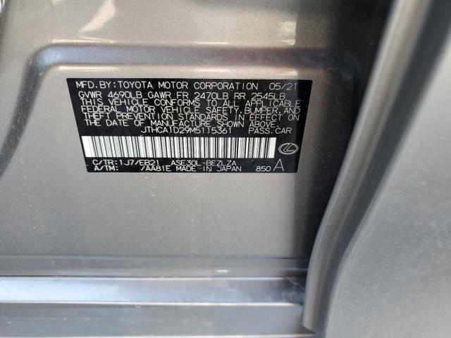 Photo 10 from auction – 2021 LEXUS IS 300 with VIN JTHCA1D29M5115361