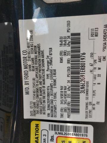 Photo 10 from auction – 2014 LINCOLN MKZ with VIN 3LN6L2G91ER801976
