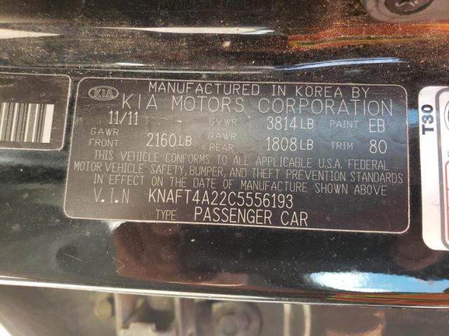 Photo 10 from auction – 2012 KIA FORTE with VIN KNAFT4A22C5556193