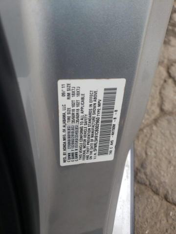Photo 10 from auction – 2012 HONDA ODYSSEY TO with VIN 5FNRL5H91CB002960