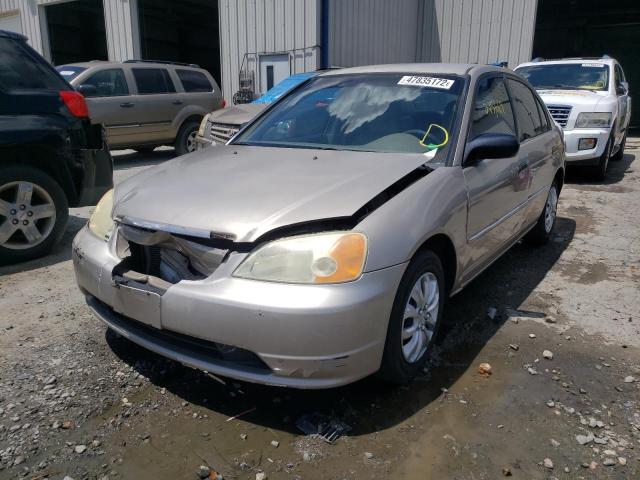 Photo 2 from auction – 2001 HONDA CIVIC LX with VIN 2HGES16581H601308