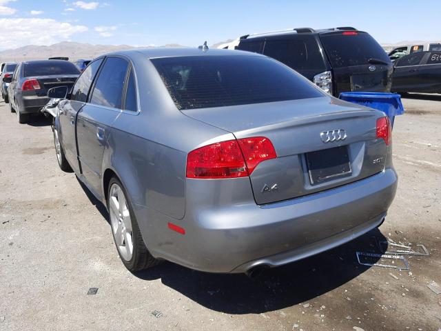 Photo 3 from auction – 2008 AUDI A4 S-LINE with VIN WAUBF78EX8A137854