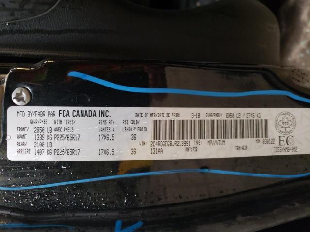 Photo 10 from auction – 2018 DODGE GRAND CARA with VIN 2C4RDGEG8JR213991
