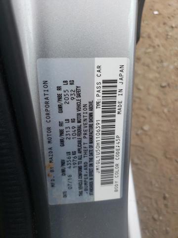 Photo 10 from auction – 2017 MAZDA 6 SPORT with VIN JM1GL1U50H1106391