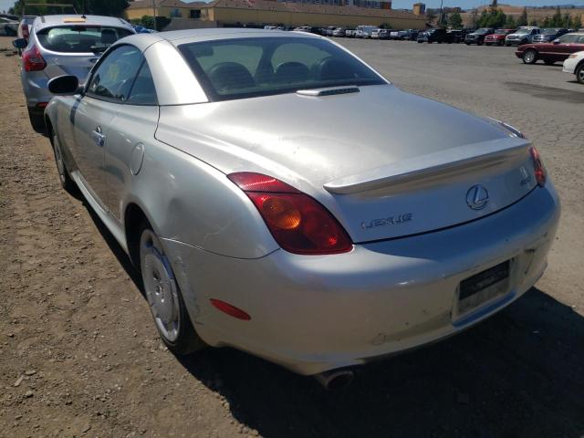 Photo 3 from auction – 2002 LEXUS SC 430 with VIN JTHFN48Y920009147
