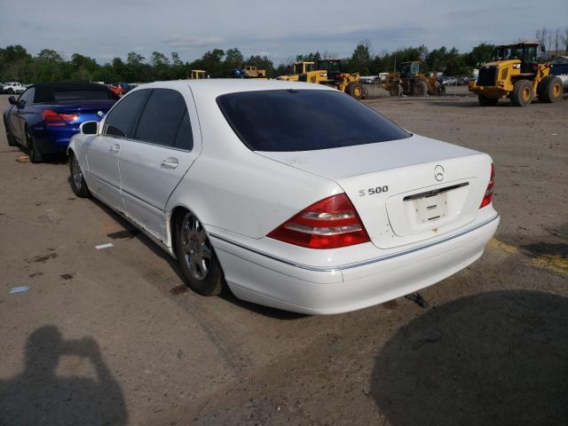 Photo 3 from auction – 2000 MERCEDES-BENZ S 500 with VIN WDBNG75J4YA024205