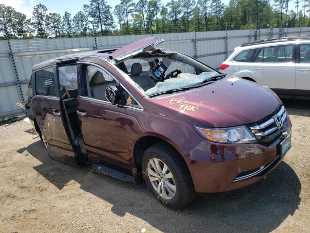 HONDA ODYSSEY EX 2014 with VIN 5FNRL5H68EB011289 - Photo from auction