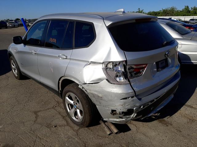 Photo 3 from auction – 2011 BMW X3 XDRIVE2 with VIN 5UXWX5C57BL702181