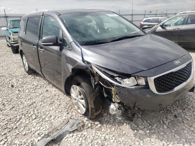 KIA SEDONA LX 2016 with VIN KNDMB5C19G6097994 - Photo from auction