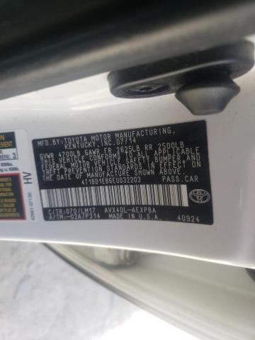 Photo 10 from auction – 2014 TOYOTA AVALON HYB with VIN 4T1BD1EB6EU032203