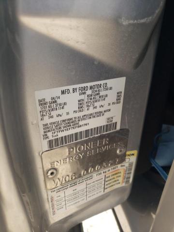 Photo 10 from auction – 2014 FORD F150 SUPER with VIN 1FTFW1EF7EFB81761