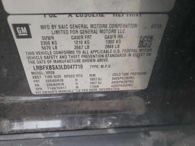Photo 10 from auction – 2020 BUICK ENVISION P with VIN LRBFXBSA3LD047719