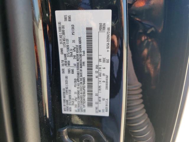 Photo 10 from auction – 2018 FORD F150 SUPER with VIN 1FTEW1E50JFE76665