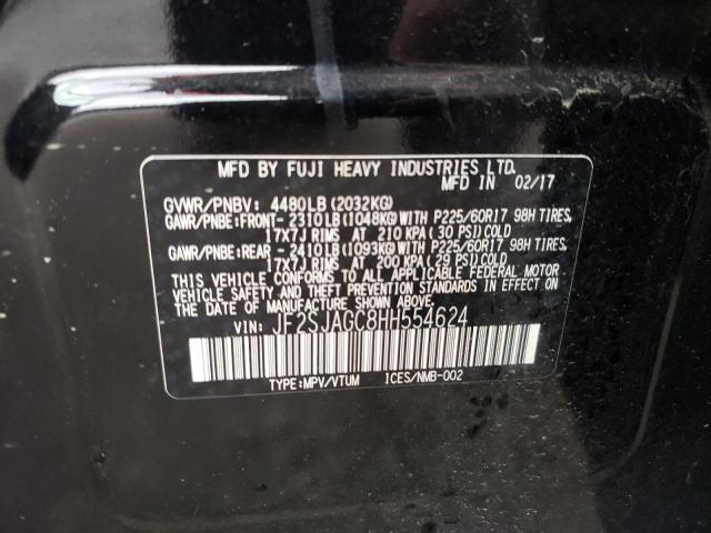 Photo 10 from auction – 2017 SUBARU FORESTER 2 with VIN JF2SJAGC8HH554624