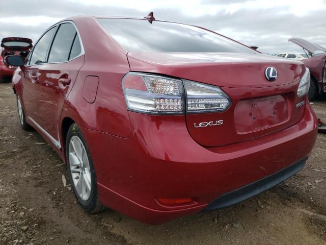 Photo 3 from auction – 2010 LEXUS HS 250H with VIN JTHBB1BA9A2028625