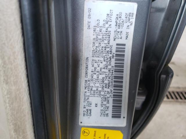 Photo 10 from auction – 2003 LEXUS RX 300 with VIN JTJHF10U830294419