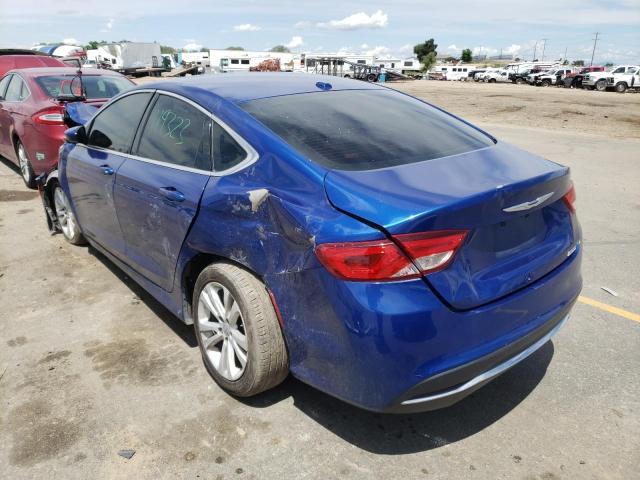 Photo 3 from auction – 2015 CHRYSLER 200 LIMITE with VIN 1C3CCCAB1FN537837