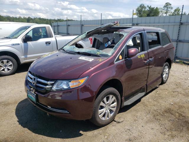 Photo 2 from auction – 2014 HONDA ODYSSEY EX with VIN 5FNRL5H68EB011289