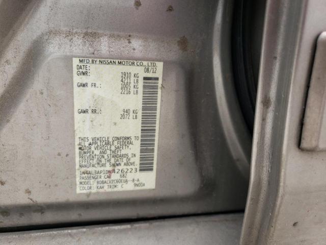 Photo 10 from auction – 2013 NISSAN ALTIMA 2.5 with VIN 1N4AL3AP1DN426223