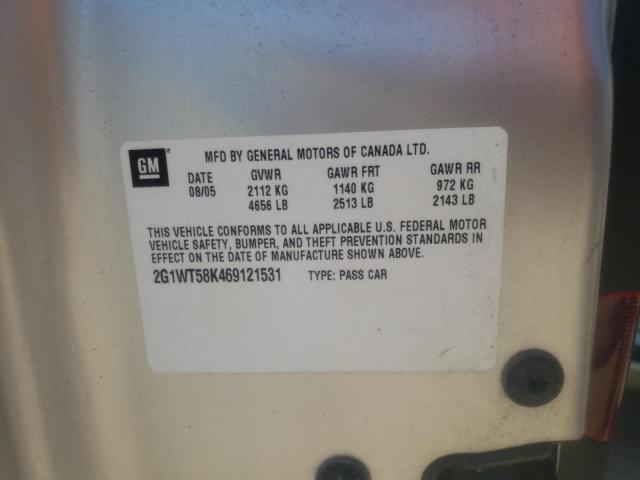 Photo 10 from auction – 2006 CHEVROLET IMPALA with VIN 2G1WT58K469121531
