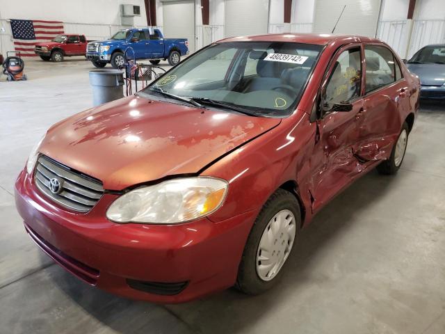 Photo 2 from auction – 2003 TOYOTA COROLLA SE with VIN JTDBR32E032009671