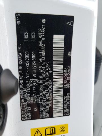 Photo 10 from auction – 2017 LEXUS RX 350 BAS with VIN 2T2BZMCA6HC062297