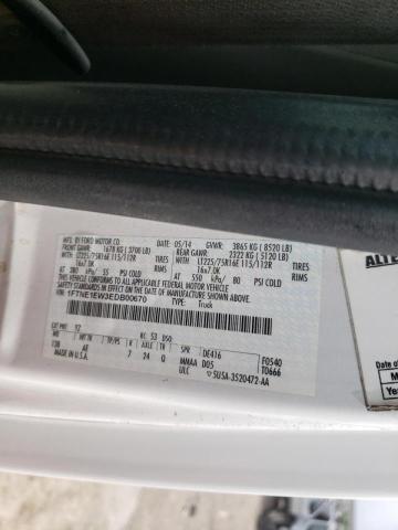 Photo 10 from auction – 2014 FORD ECONOLINE with VIN 1FTNE1EW3EDB00670