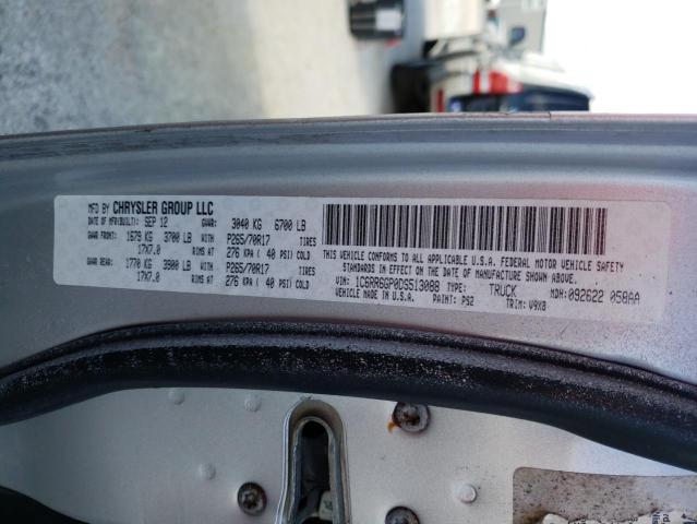Photo 10 from auction – 2013 RAM 1500 SLT with VIN 1C6RR6GP0DS513088