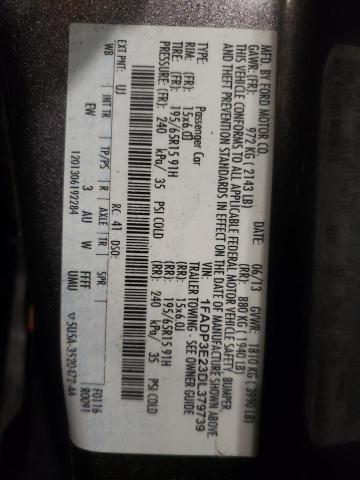 Photo 10 from auction – 2013 FORD FOCUS S with VIN 1FADP3E23DL379739